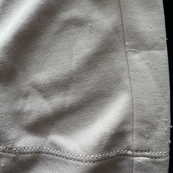 BCBGMAXAZRIA Donnie Draped Waterfall Crop Cardigan Beige - Picture 9 of 9